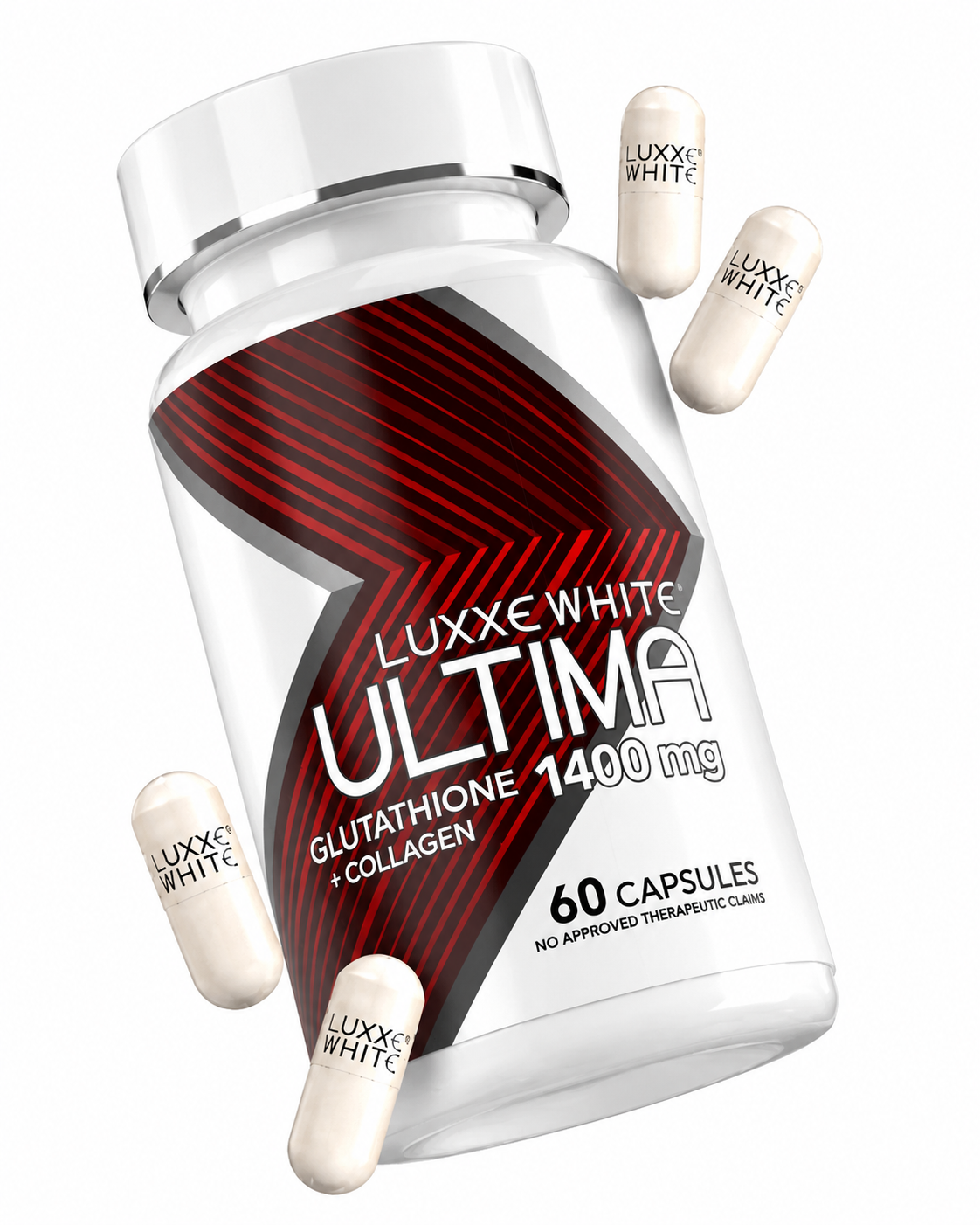 LUXXE WHITE (Enhanced Glutathione) 60 Capsules 775mg