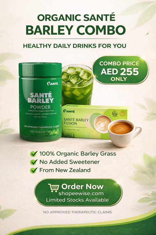 Sante Hot Combo 2: Sante Barley Canister 200g + Free Coffee!
