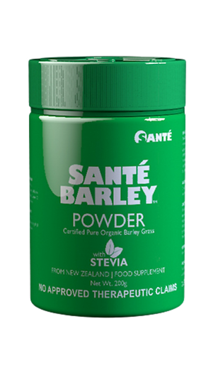 Santé Barley Powder in Canister with Stevia