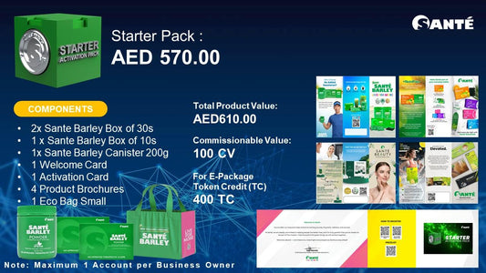 Sante Barley - Starter Package