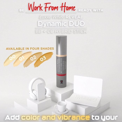 White Reveal Dynamic Duo Bb + Cc Hybrid Stick - SPF 50 PA+++ SHADE 02