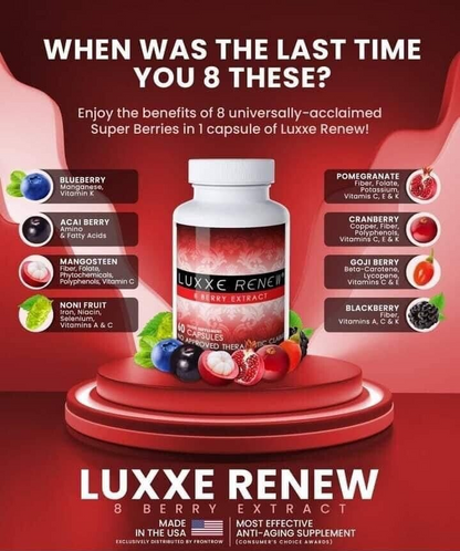 LUXXE RENEW (8 Berry Extract) 60 Capsules 600mg