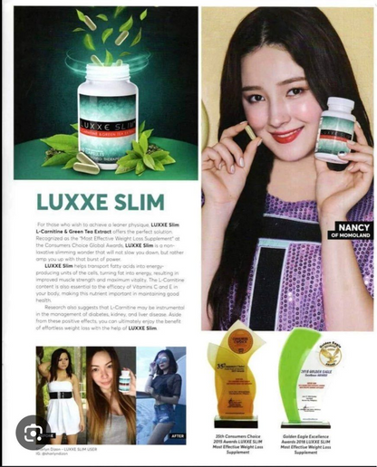 luxxe slim l carnitine and green tea extract price Facebook LUXXE SLIM (L-Carnitine & Green