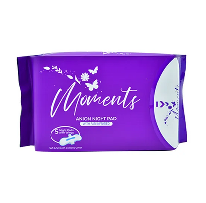 Moments Sanitary Napkin (Anion Night Pads) (5 Pads)